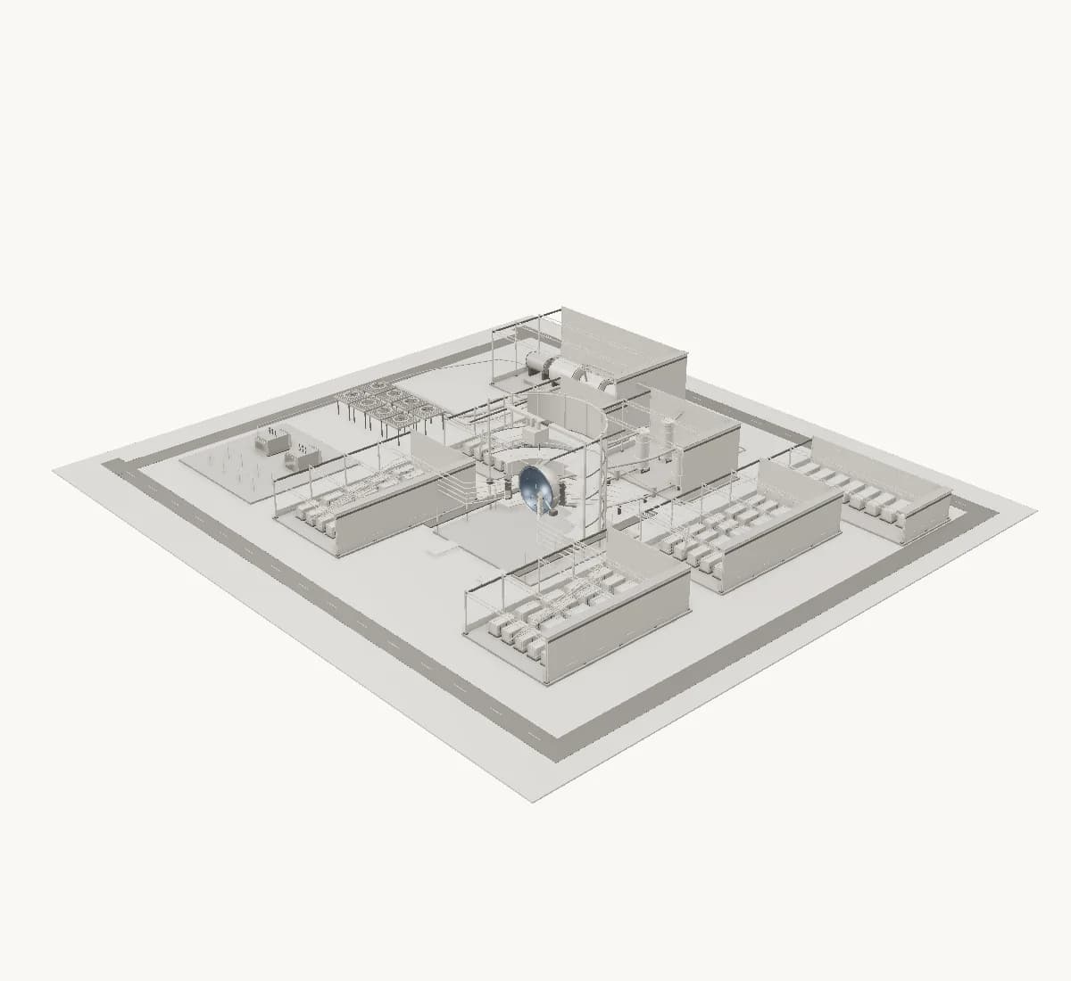 The whole plant: illustrative Fusion Atlas plant geometry